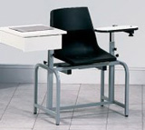 Clinton Blood Draw Chair with Swing Arm and Drawer